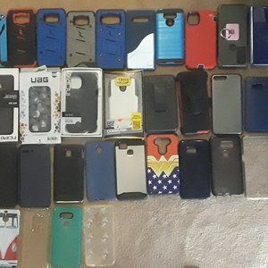 (Set of 32) Assortment of Mobile Phone Cases for all types of brands and models